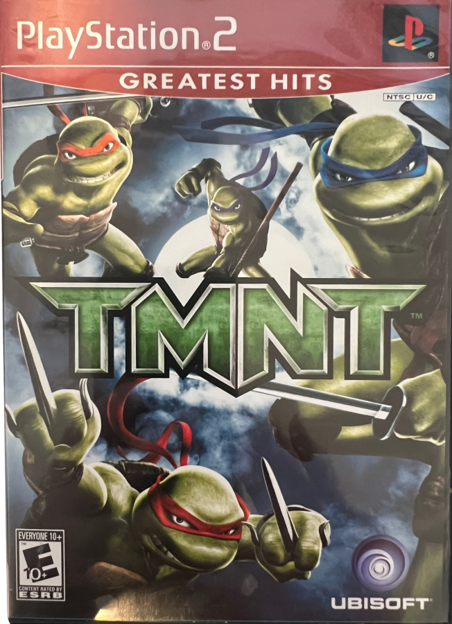 TMNT Greatest Hits PlayStation 2 PS2 retro video game action platformer cover art (2007)