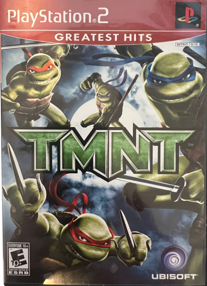TMNT Greatest Hits PlayStation 2 PS2 retro video game action platformer cover art (2007)