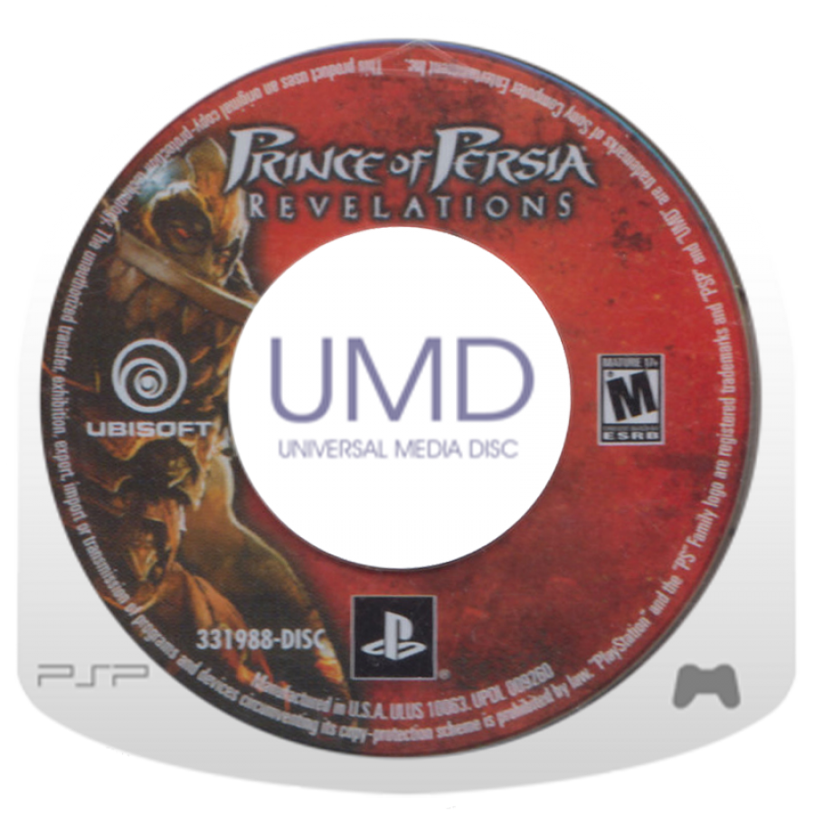 Prince of Persia Revelations PlayStation Portable PSP for action adventure video game fans featuring acrobatic platforming fast paced sword combat time manipulation puzzle solving cinematic storytelling ancient palace exploration challenging traps epic fantasy adventure collectible gaming appeal UMD disc
