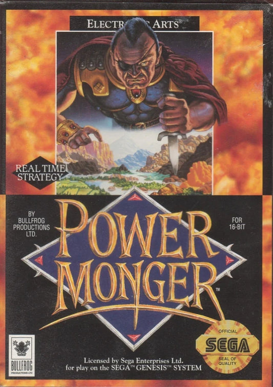 Powermonger cover art for Sega Genesis (GEN) video game