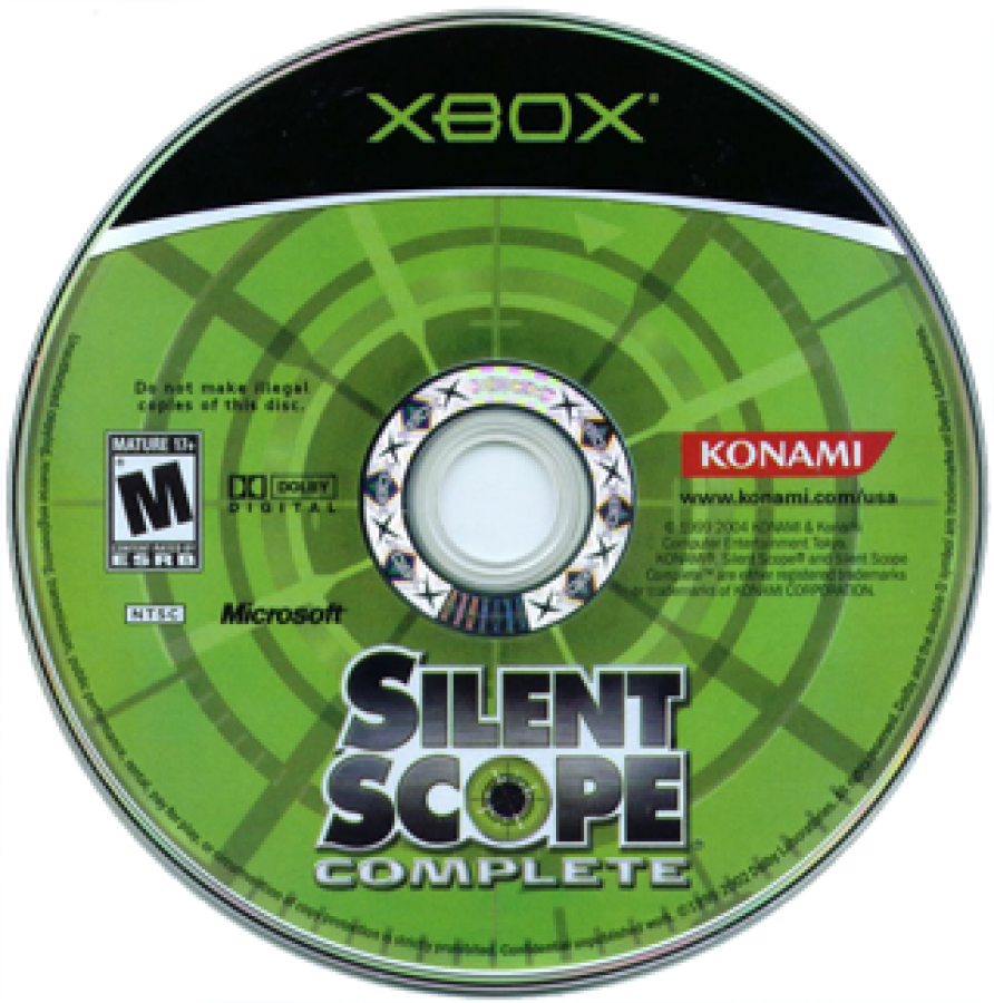 Silent Scope: Complete disc for Xbox (XBOX) video game