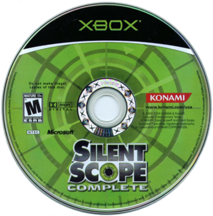 Silent Scope: Complete disc for Xbox (XBOX) video game