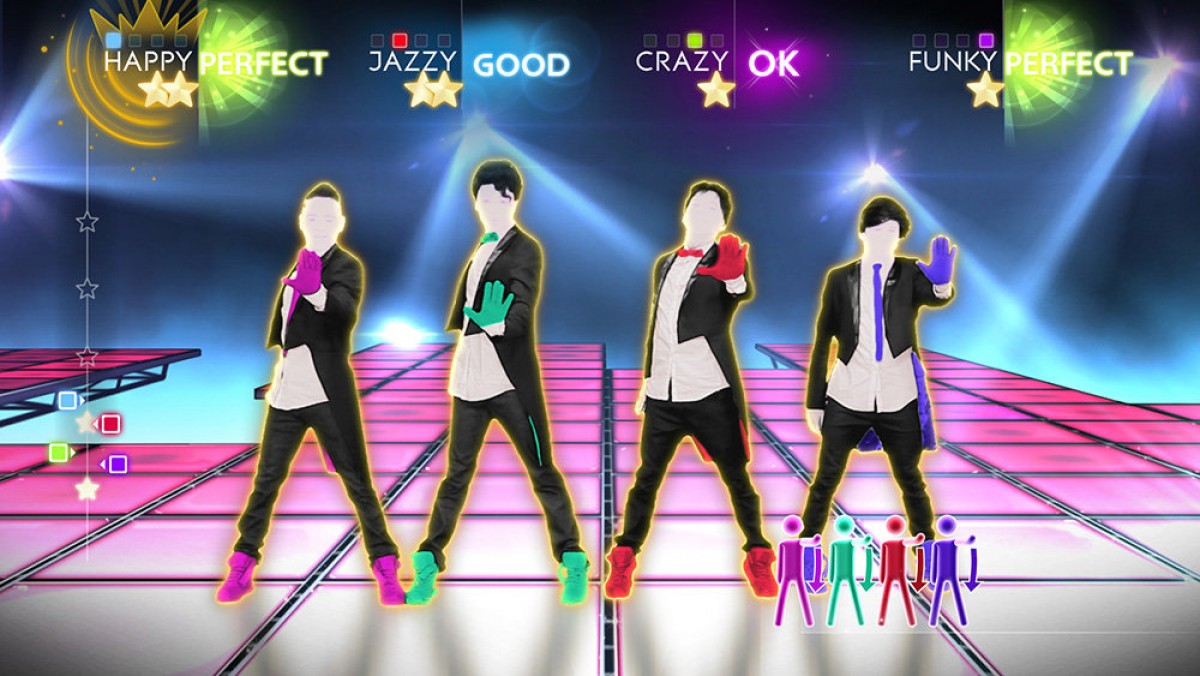 Just Dance 4 rhythm dance party video game featuring energetic choreography popular music tracks multiplayer modes and fun motion controlled gameplay for players of all ages gameplay