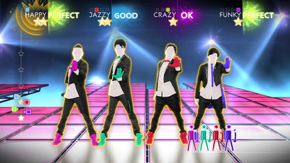 Just Dance 4 rhythm dance party video game featuring energetic choreography popular music tracks multiplayer modes and fun motion controlled gameplay for players of all ages gameplay