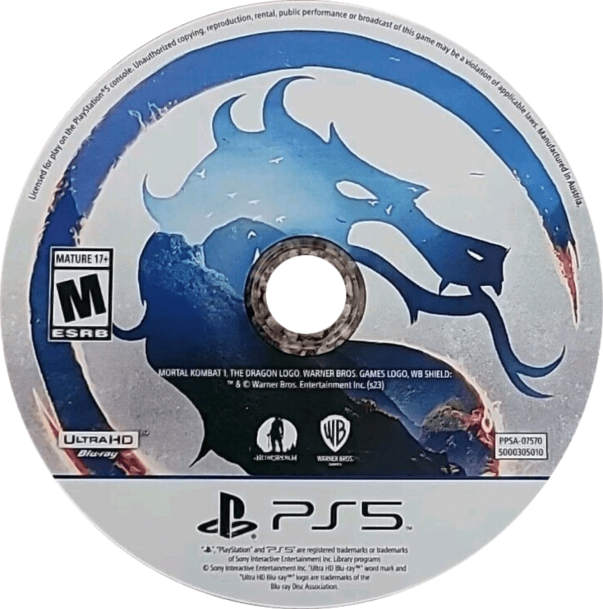 Mortal Kombat 1 PlayStation 5 PS5 for fighting video game fans featuring brutal one on one combat iconic fighters cinematic story mode online multiplayer signature Fatalities fast paced gameplay stunning visuals competitive tournament action collectible gaming appeal disc