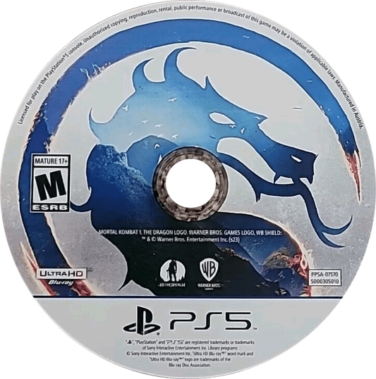 Mortal Kombat 1 PlayStation 5 PS5 for fighting video game fans featuring brutal one on one combat iconic fighters cinematic story mode online multiplayer signature Fatalities fast paced gameplay stunning visuals competitive tournament action collectible gaming appeal disc