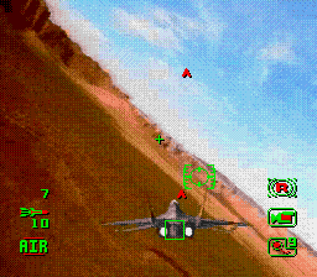 Tomcat Alley Sega CD full motion video FMV flight combat game fighter jet missions aerial dogfights live action cockpit footage arcade shooting gameplay military action cinematic presentation retro gaming Sega CD software video game title gameplay