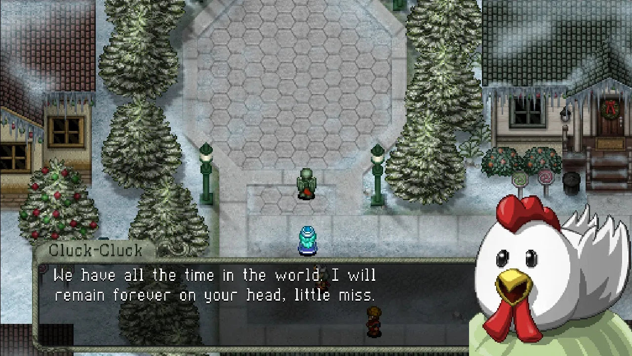 Cthulhu Saves Christmas Limited Run 001 PlayStation 5 turn-based comedy RPG cosmic horror holiday setting humorous retro-inspired adventure quirky party members gameplay screenshot