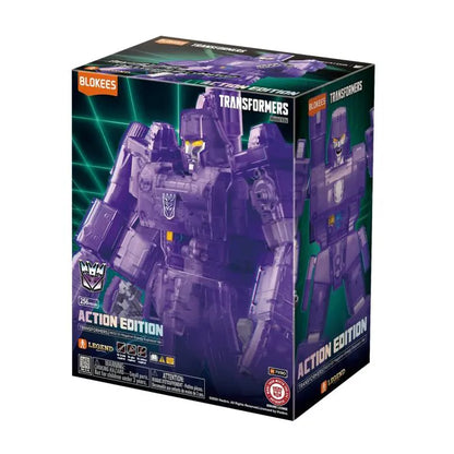 Blokees Transformers G1 Megatron energy explosion version Action Edition 02 8 inch action figure Decepticon leader collectible poseable robot toy comic style display piece