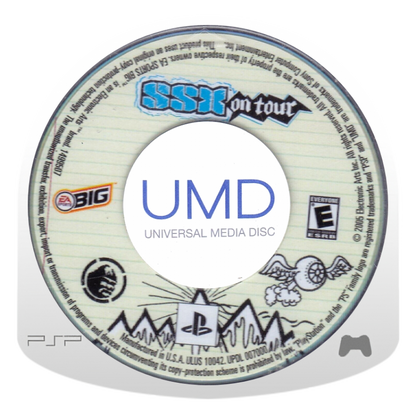 SSX On Tour disc for PlayStation Portable (PSP) snowboarding sports game