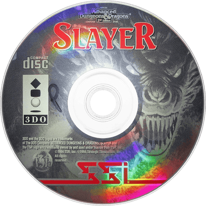 Advanced Dungeons & Dragons: Slayer disc for Panasonic 3DO (3DO) action role-playing video game