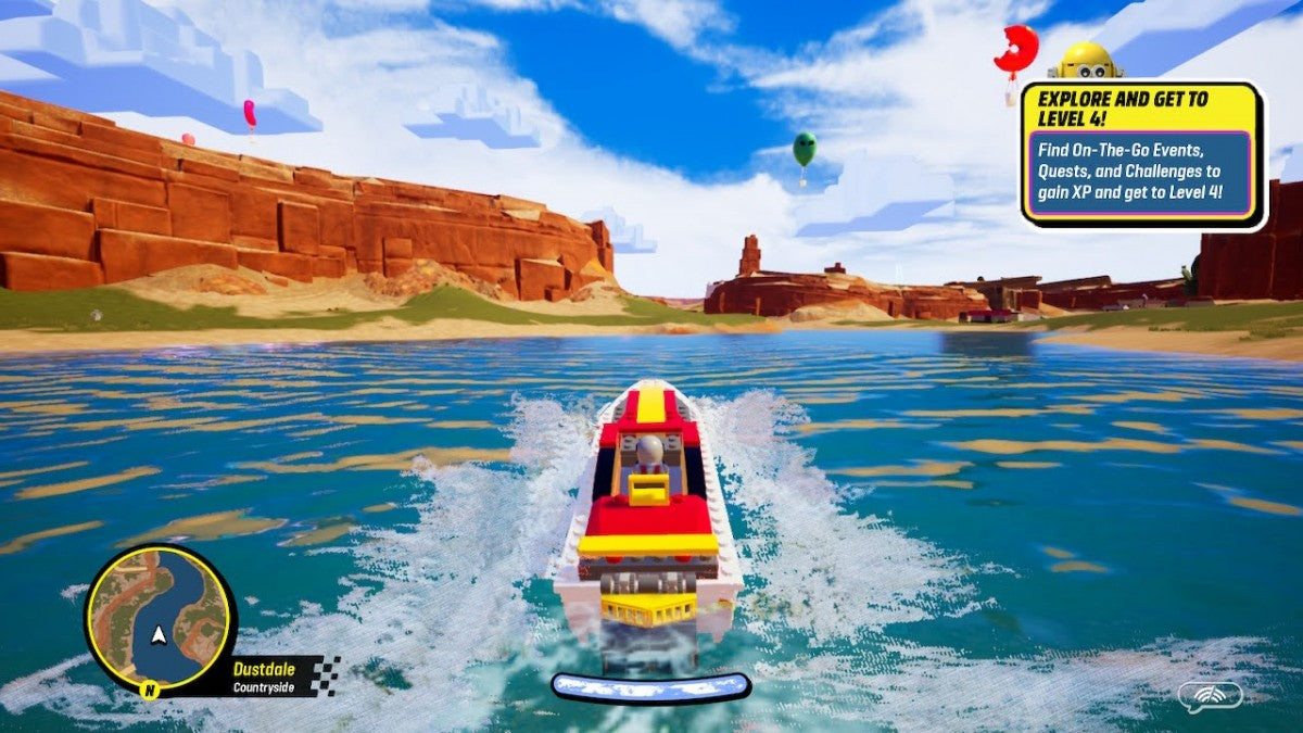 LEGO 2K Drive game featuring open-world racing, customizable LEGO vehicles, and arcade-style driving adventure for all ages gameplay