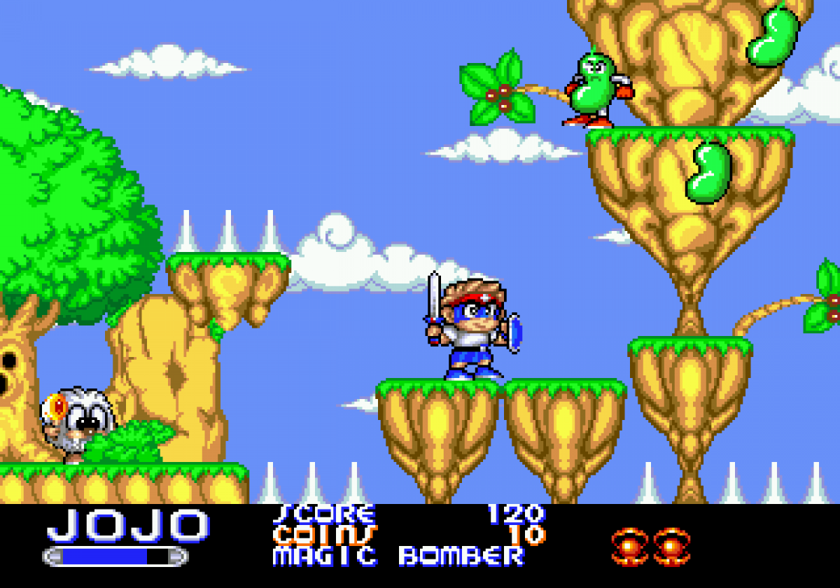 Chiki Chiki Boys Sega Genesis GEN for retro video game enthusiasts featuring side scrolling action platforming gameplay fantasy adventure cooperative multiplayer colorful levels magical abilities challenging enemies classic arcade action and collectible gaming appeal gameplay