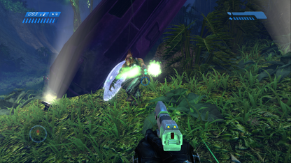 Halo: The Master Chief Collection gameplay for Xbox One (XONE) sci-fi first-person shooter video game compilation