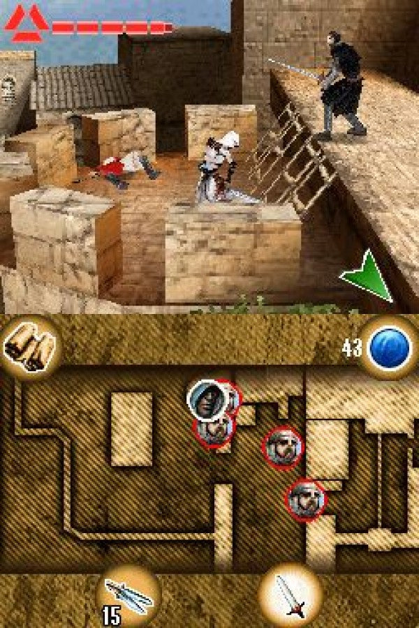 Assassin’s Creed: Altair’s Chronicles for Nintendo DS action adventure stealth game featuring historical missions, platforming and combat, puzzle solving, and stylus based handheld Assassin’s Creed gameplay experience gameplay