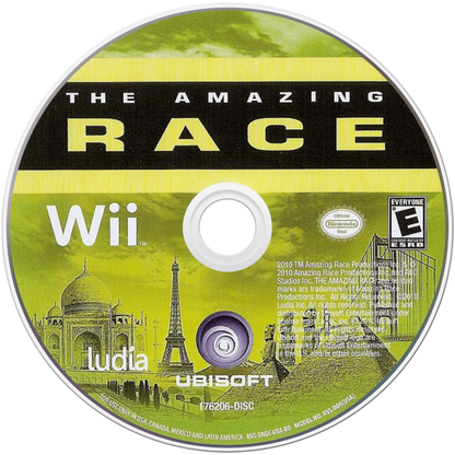The Amazing Race Nintendo Wii video game, adventure party gameplay, TV show adaptation, multiplayer challenges, Wii console title disc