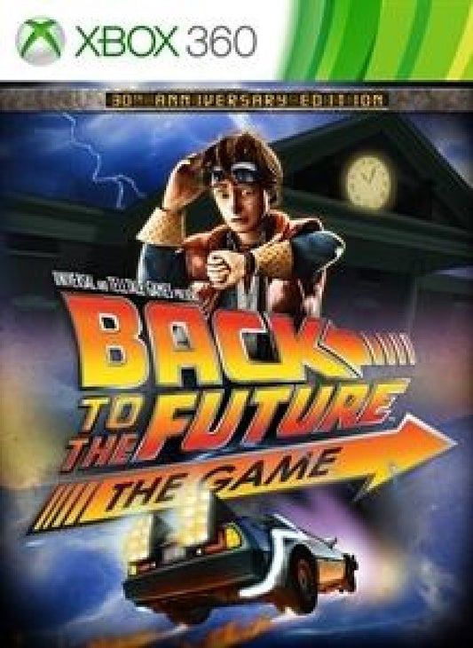 Back to the Future: The Game 30th Anniversary cover art for Xbox 360 (X360) video game