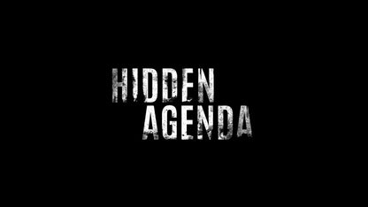 Hidden Agenda – PlayStation 4 (PS4) video game title screen, interactive crime thriller published by Sony Interactive Entertainment