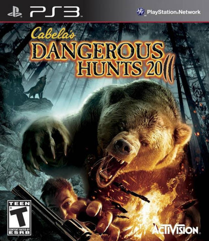 Cabela's Dangerous Hunts 2011 cover art for PlayStation 3 (PS3) video game