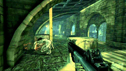 Legendary for Xbox 360 first person shooter action game featuring mythological creatures modern city setting campaign mode supernatural combat gameplay