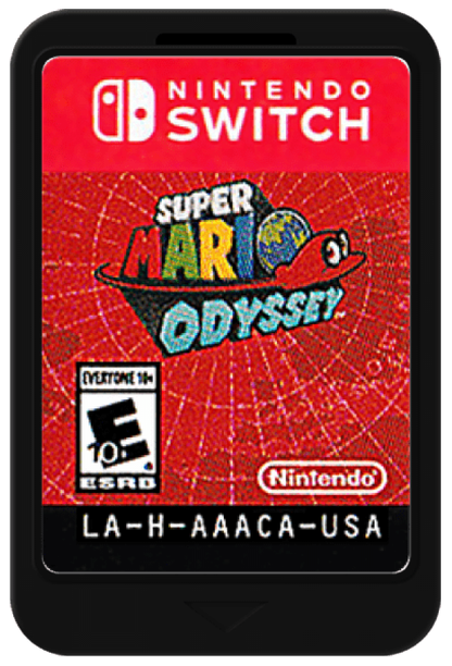 Super Mario Odyssey cartridge for Nintendo Switch NS video game