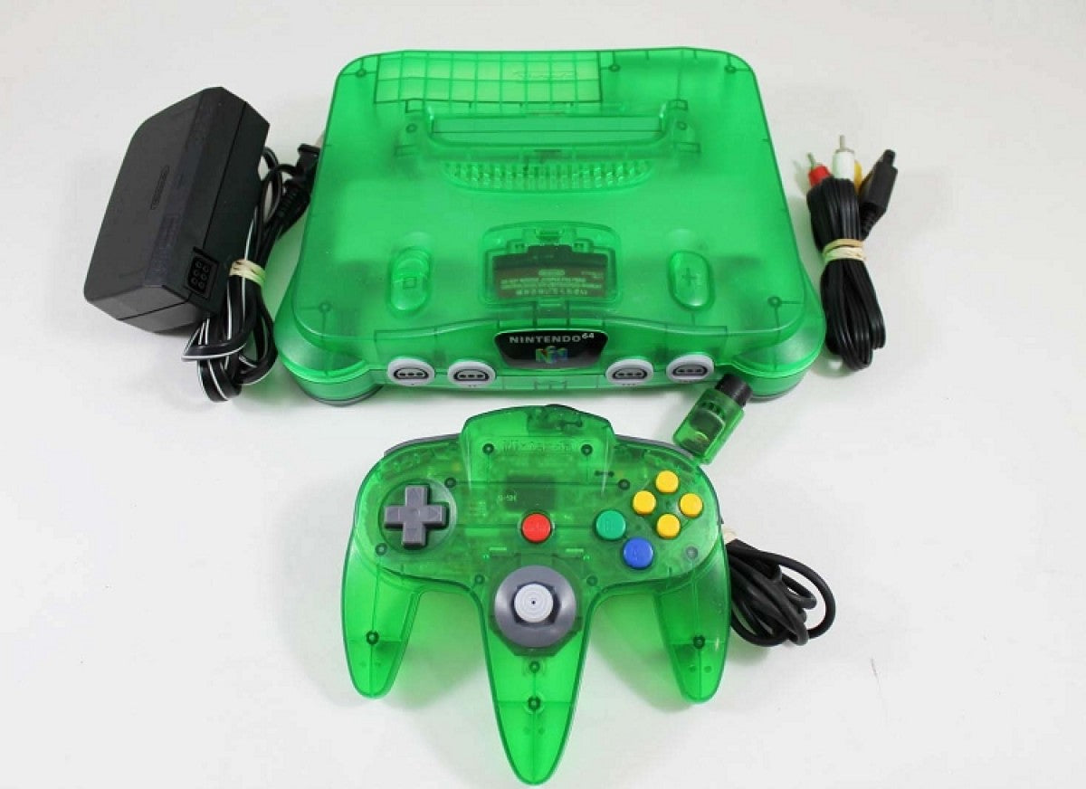Nintendo 64 System (N64) [Jungle Green] [Good] console system