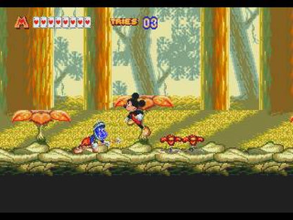World of Illusion Starring Mickey Mouse and Donald Duck Sega Genesis retro video game platformer gameplay (1992)