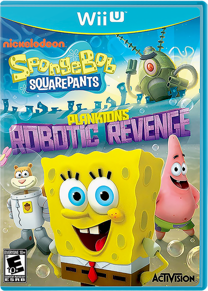 SpongeBob SquarePants: Plankton's Robotic Revenge cover art for Nintendo Wii U (WiiU) video game