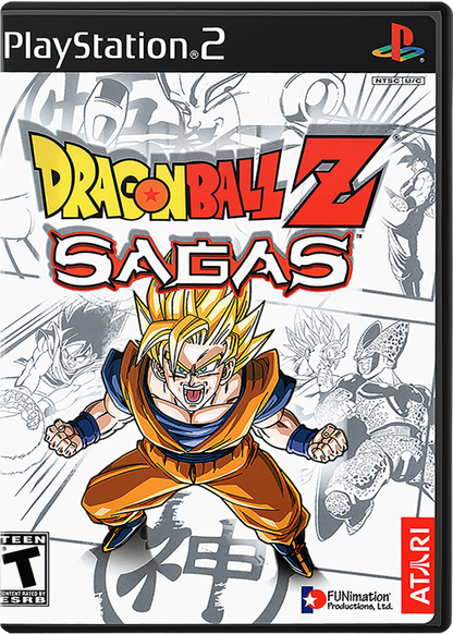 Dragon Ball Z: Sagas cover art for PlayStation 2 (PS2) video game