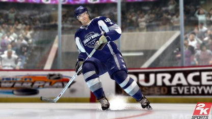 NHL 2K8 retro PlayStation 3 video game featuring realistic hockey gameplay, NHL sports simulation, multiplayer competition and classic PS3 entertainment - gameplay