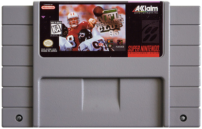 NFL Quarterback Club 96 cartridge for Super Nintendo Entertainment System (SNES) retro video game