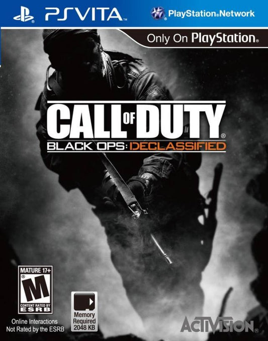 Call of Duty Black Ops Declassified cover art for PlayStation Vita PS VITA video game