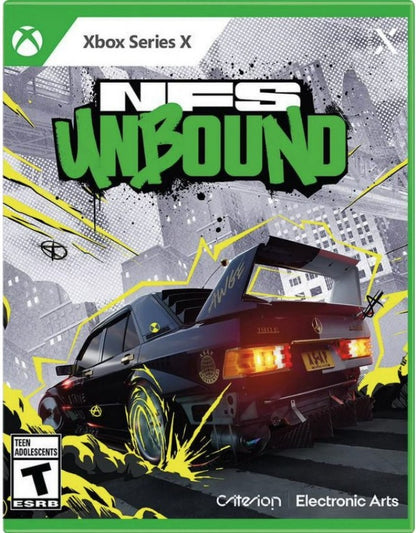 Need for Speed: Unbound cover art for Xbox Series X (XSX) street racing video game