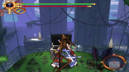 Samurai Legends Musashi PS2 Sony PlayStation 2 action adventure RPG hack and slash samurai sword combat Square Enix Musashi dual blade fighting fantasy story exploration dungeon gameplay retro gaming PlayStation 2 software video game title gameplay