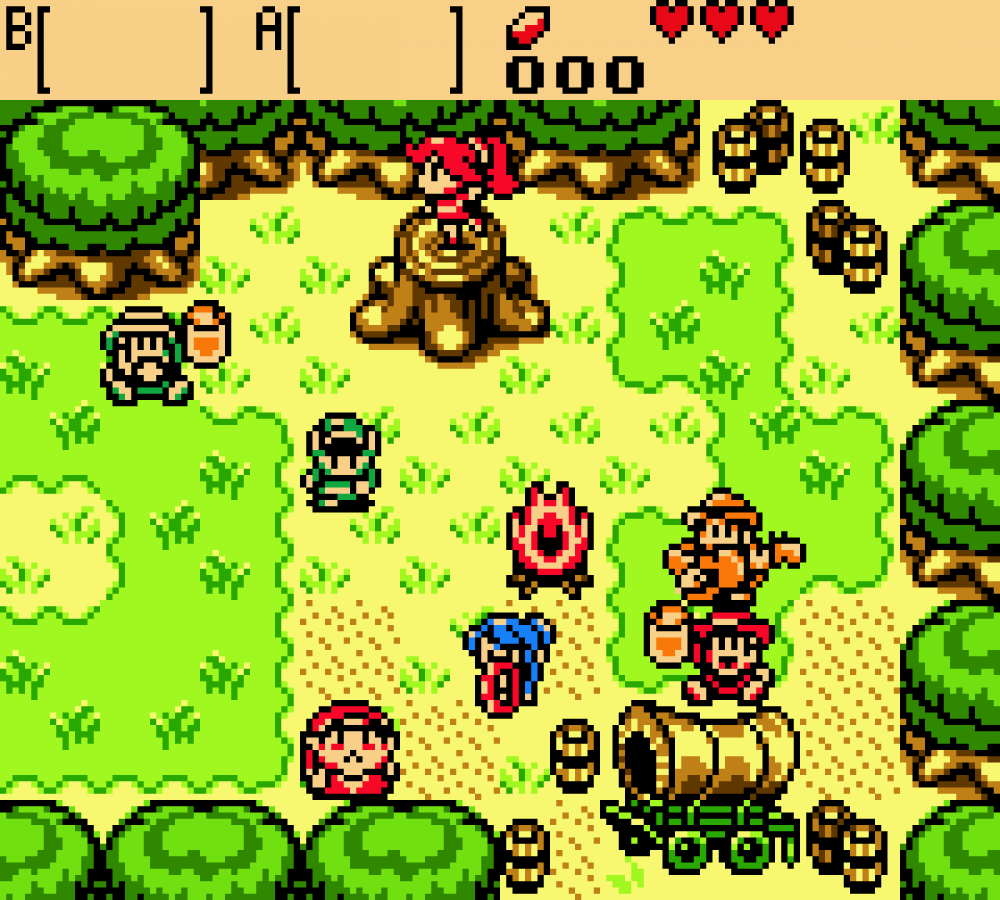 The Legend of Zelda: Oracle of Seasons Nintendo Game Boy Color GBC for action adventure retro video game fans featuring seasonal puzzle solving epic exploration dungeon crawling sword combat magical abilities fantasy world classic handheld gaming collectible gaming appeal gameplay