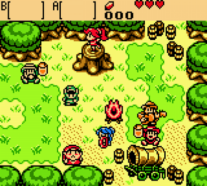 The Legend of Zelda: Oracle of Seasons Nintendo Game Boy Color GBC for action adventure retro video game fans featuring seasonal puzzle solving epic exploration dungeon crawling sword combat magical abilities fantasy world classic handheld gaming collectible gaming appeal gameplay