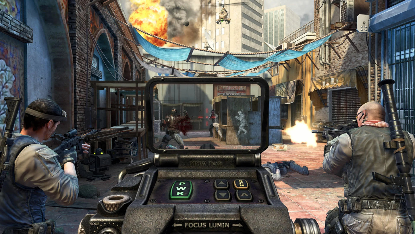 Call of Duty Black Ops II gameplay for Nintendo Wii U (Wii U) first-person shooter video game. 