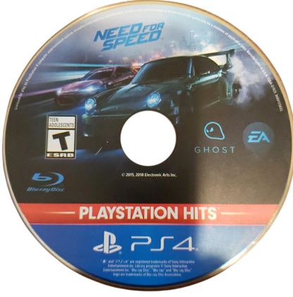 Need for Speed [PlayStation Hits] – PlayStation 4 (PS4) video game disc, arcade street racing game.