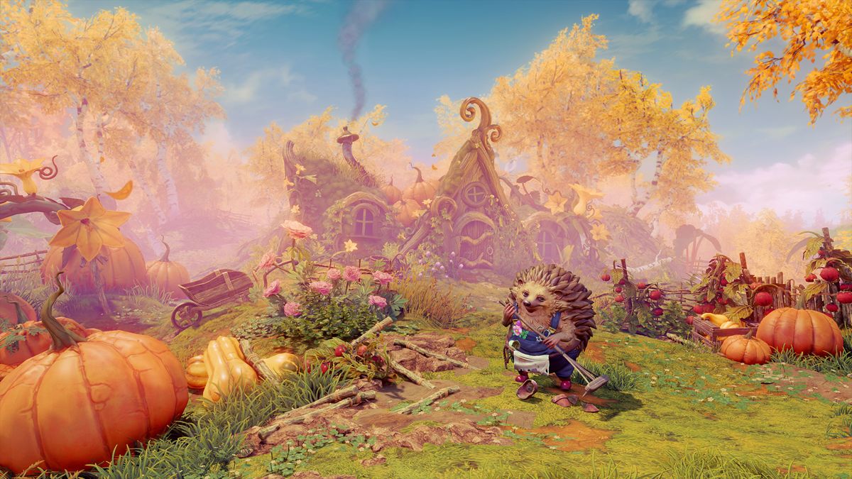 Trine: Ultimate Collection – PlayStation 4 (PS4) video game gameplay, fantasy puzzle-platformer adventure game.