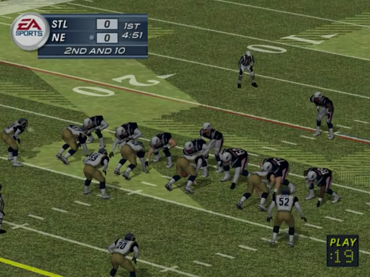 Madden NFL 2003 gameplay for GameCube (GC) sports football video game