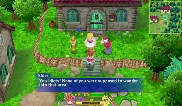 Secret of Mana retro PS4 video game Secret of Mana action RPG fantasy adventure real time combat classic JRPG remake cooperative gameplay console release gameplay 