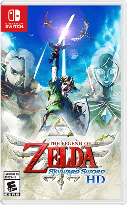 The Legend of Zelda Skyward Sword HD cover art for Nintendo Switch (NS) video game