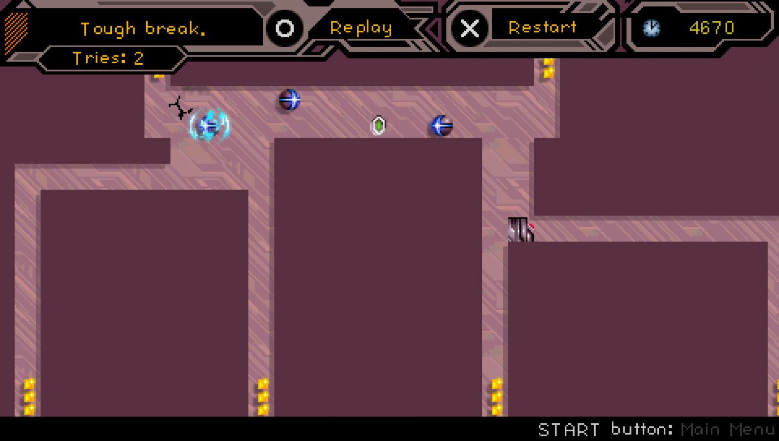 N+ gameplay for PlayStation Portable (PSP) action platformer game