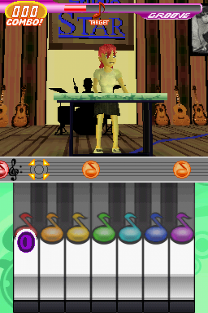 Imagine Rock Star Nintendo DS music simulation game letting players form a band perform songs and customize their rock star style gameplay