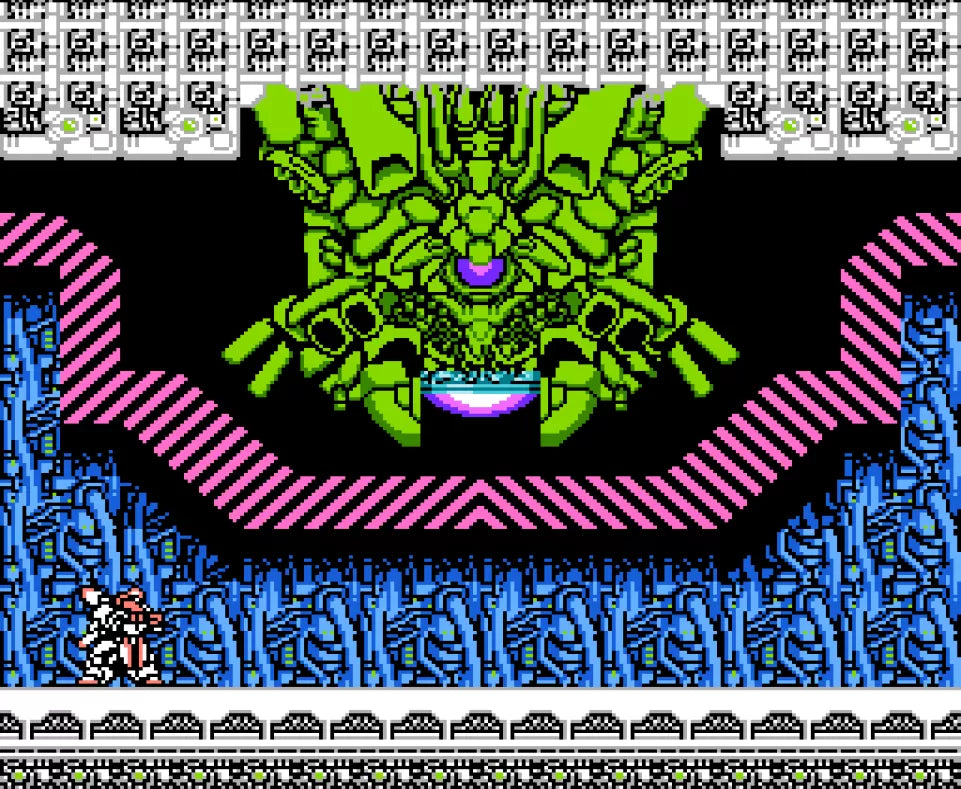 Metal Storm Nintendo Entertainment System NES for retro video game enthusiasts featuring side scrolling action platforming gameplay gravity switching mechanics futuristic robot combat challenging sci fi levels precision platforming and collectible gaming appeal gameplay