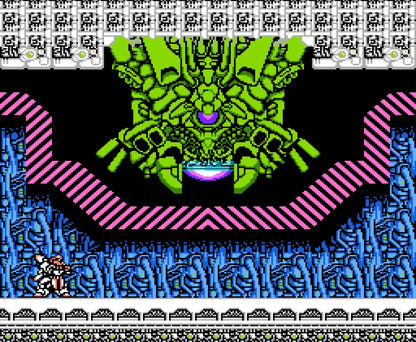 Metal Storm Nintendo Entertainment System NES for retro video game enthusiasts featuring side scrolling action platforming gameplay gravity switching mechanics futuristic robot combat challenging sci fi levels precision platforming and collectible gaming appeal gameplay