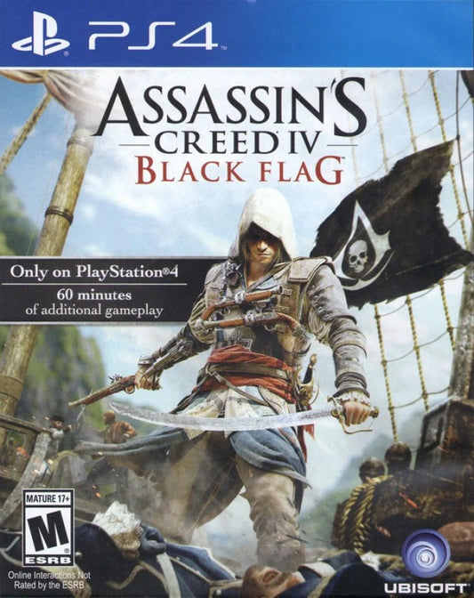 Assassin's Creed IV: Black Flag cover art for PlayStation 4 (PS4) video game