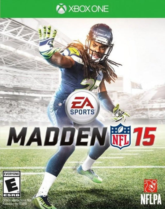 Madden NFL 15 – Xbox One: Experience authentic NFL gameplay with improved defense, realistic graphics, and enhanced game-day presentation front cover