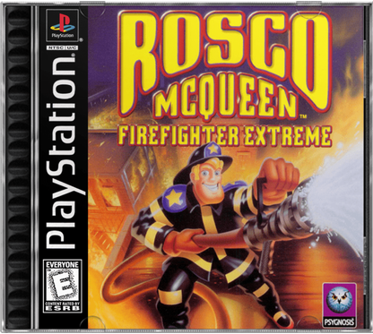 Rosco McQueen: Firefighter Extreme cover art for PlayStation 1 (PS1) action video game