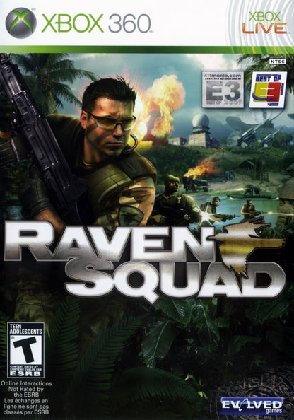 Raven Squad Operation Hidden Dagger Xbox 360 tactical shooter military FPS cooperative campaign strategy based combat console video game authentic Microsoft Xbox 360 disc retro gaming collectible title cover art